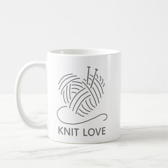 Knit Love Mug (Left)