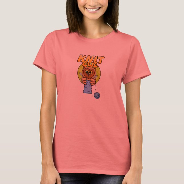 knit owl T-Shirt (Front)