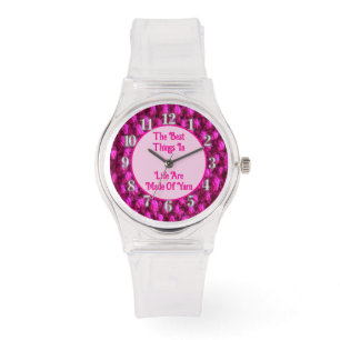 Knit Pink Crochet Pattern Crafty Love Yarn Watch