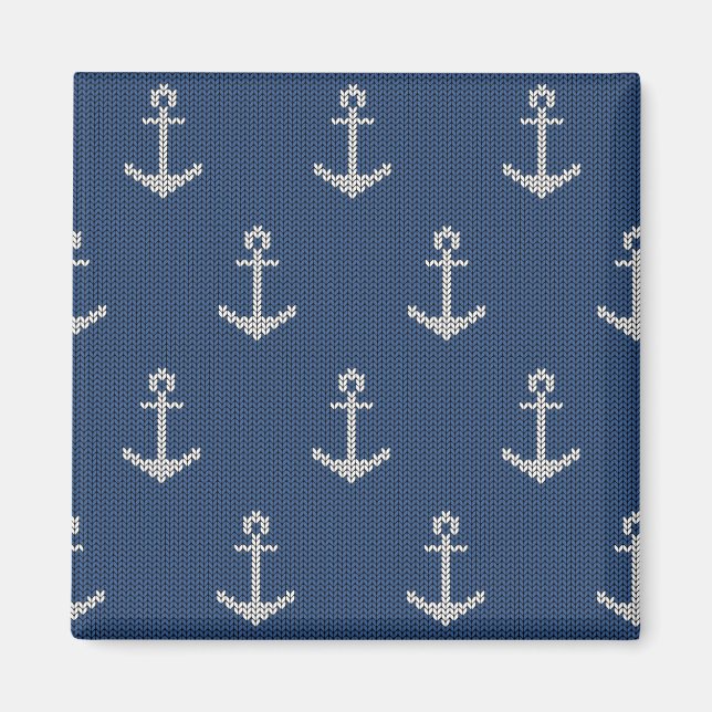 Knit Sea Anchor Magnet (Front)