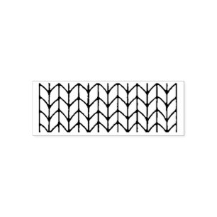 KNIT STITCH Self-Inking Rubber Stamp