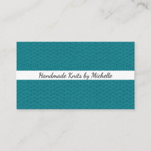 Knit Texture • Handmade Crafts Business Card