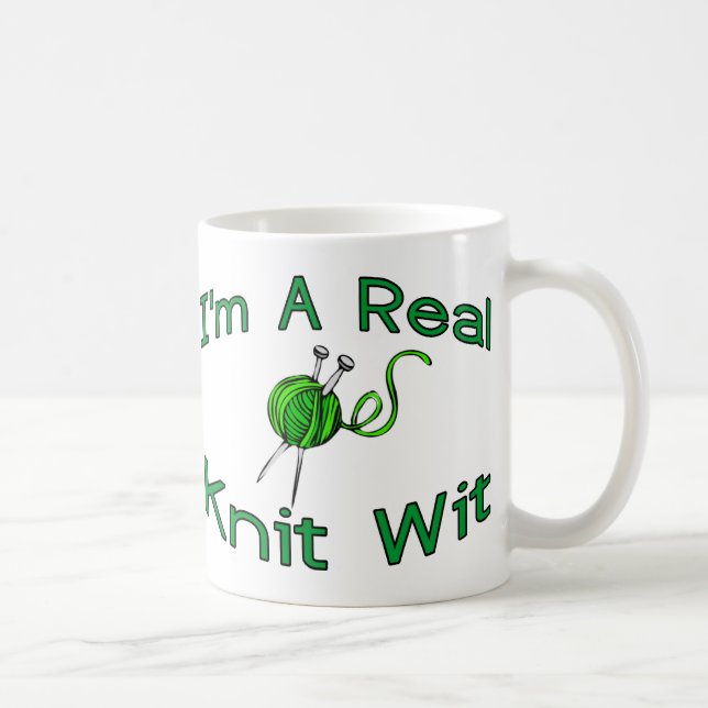 Knit Wit Coffee Mug (Right)