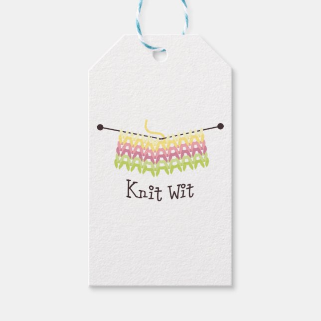 Knit Wit Gift Tags (Front)