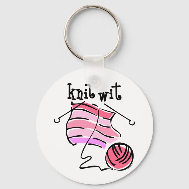 Knit Wit Key Ring (Front)