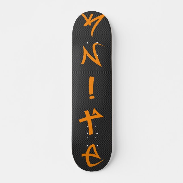 Knite- Carbon Fibre Skateboard (Front)