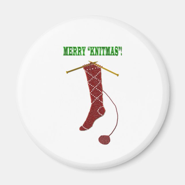 Knitmas Magnet (Front)