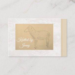 Knitted by sheep business card