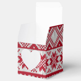 Knitted Christmas Favour Box