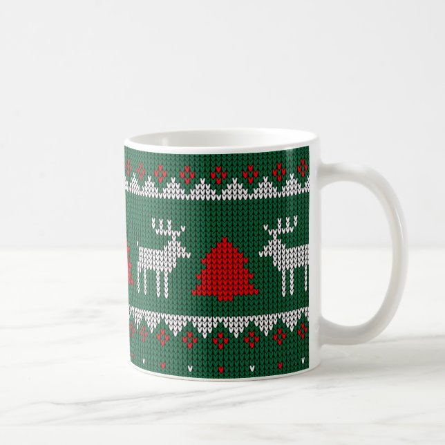 Knitted Christmas Mug (Right)