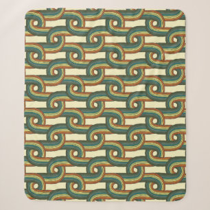 Knitted colours: hand-drawn seamless pattern. sherpa blanket