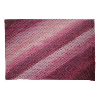 Knitted fabric texture, purple-pink abstract. pillowcase