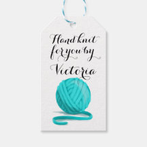 Knitted for You Personalised with Care Info