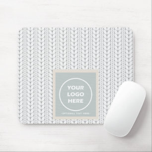 Knitted Pattern Modern Professional Logo Mouse Mat
