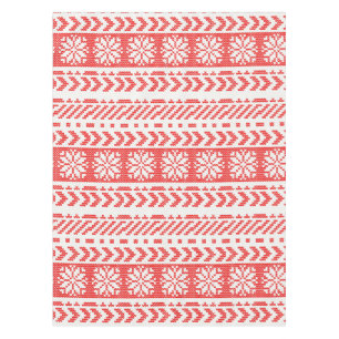 Knitted pattern tablecloth