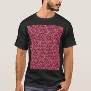 Knitted sweater texture, cherry purple.