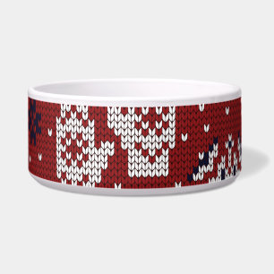 Knitted Winter Christmas Decorative Pattern