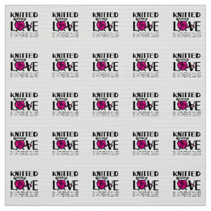 Knitted with love customised fabric labels