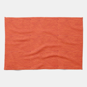 Knitted wool pattern tea towel
