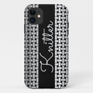 Knitter Chrome Pattern iPhone 11 Case