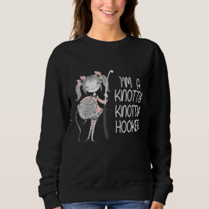 Knitter Crafting Cute Quilter Crochet Sewing Yarn Sweatshirt