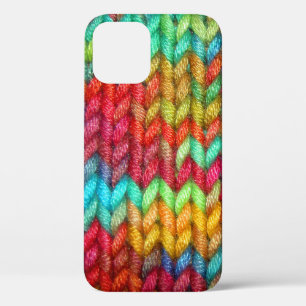 Knitters Delight Colourful Yarns iPhone 12 Case