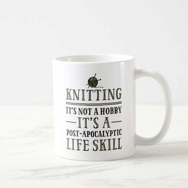 Knitting: A Post-Apocalyptic Life Skill Mugs (Right)