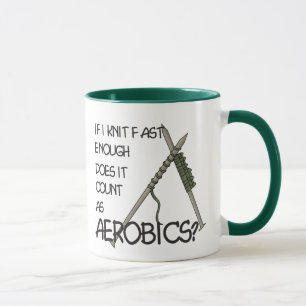 Knitting Aerobics Mug