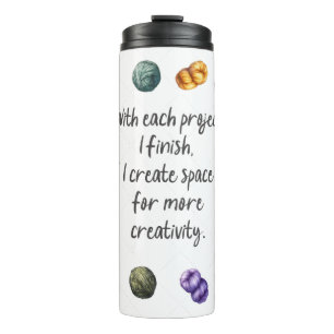 Knitting Affirmation Travel Mug