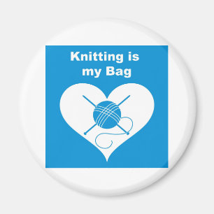 Knitting Bag Magnet