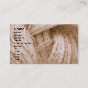 knitting/ business card