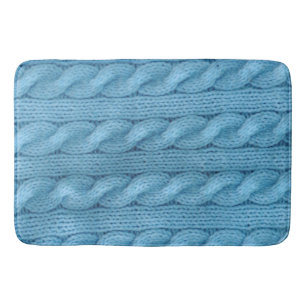 Knitting Cables Bath Mat