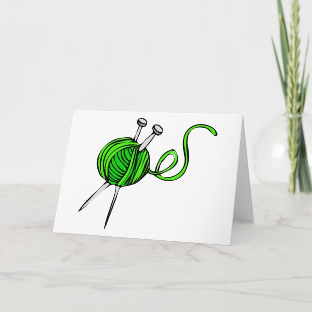 Knitting Card (Front)