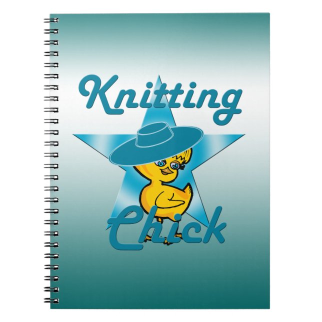 Knitting Chick #7 Notebook (Front)