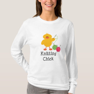 Knitting Chick Long Sleeve Tee
