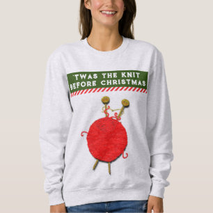 Knitting Christmas Sweatshirt