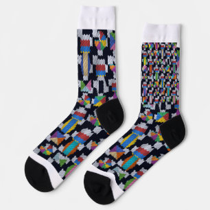 Knitting Colorful Socks