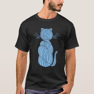 Knitting Crafts Crochet Kitten Kitty Cat Pet Lover T-Shirt