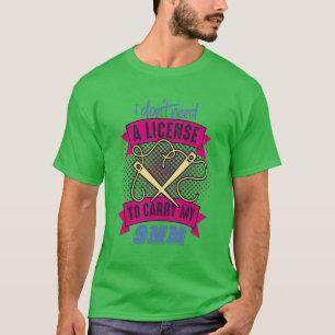 Knitting Crochet And Creative Needlework  (15) T-Shirt