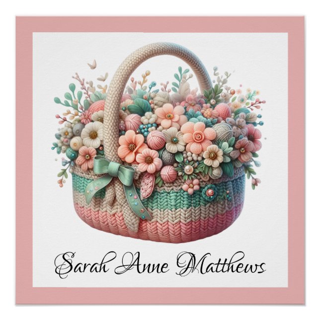 Knitting Crochet Crafts  Poster (Front)