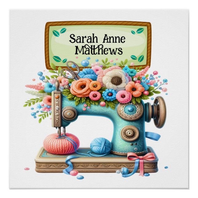 Knitting Crochet Crafts  Poster (Front)