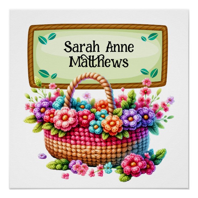 Knitting Crochet Crafts  Poster (Front)