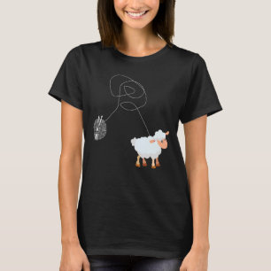 Knitting Crochet Knitter Quilting I'm Counting Sh T-Shirt