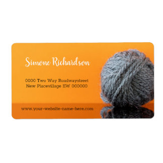 Knitting crochet yarn wool handmade orange custom