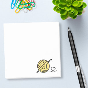 Knitting Crocheting Yarn - Custom Colour Post-it Notes