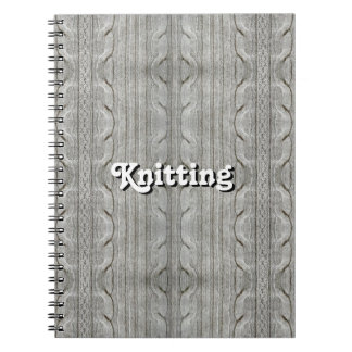 Knitting (customisable) notebook
