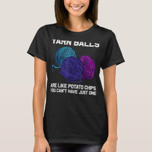 Knitting For Men Women Crochet Yarn Thread 3 T-Shirt