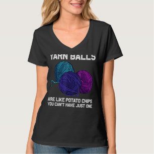 Knitting For Men Women Crochet Yarn Thread 3 T-Shirt