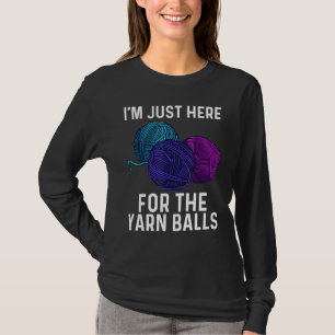Knitting For Men Women Crochet Yarn Thread 4 T-Shirt
