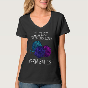 Knitting For Men Women Crochet Yarn Thread _6 T-Shirt